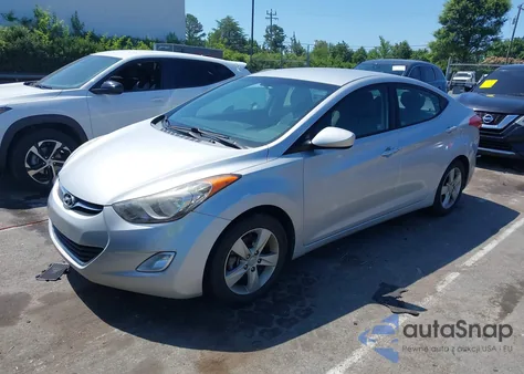2013 Hyundai Elantra Gls из США, поврежденный, VIN KMHDH4AE7DU533369